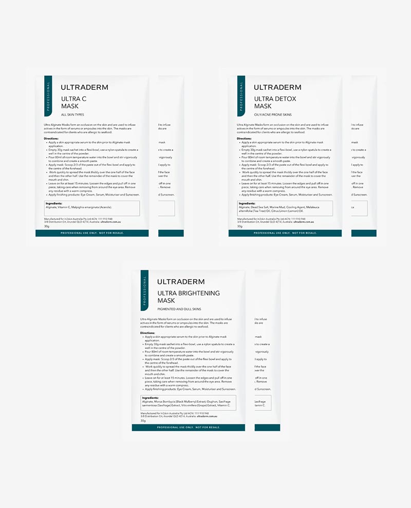 Ultraderm, Ultra Alginate Mask Mixed - 6 pack