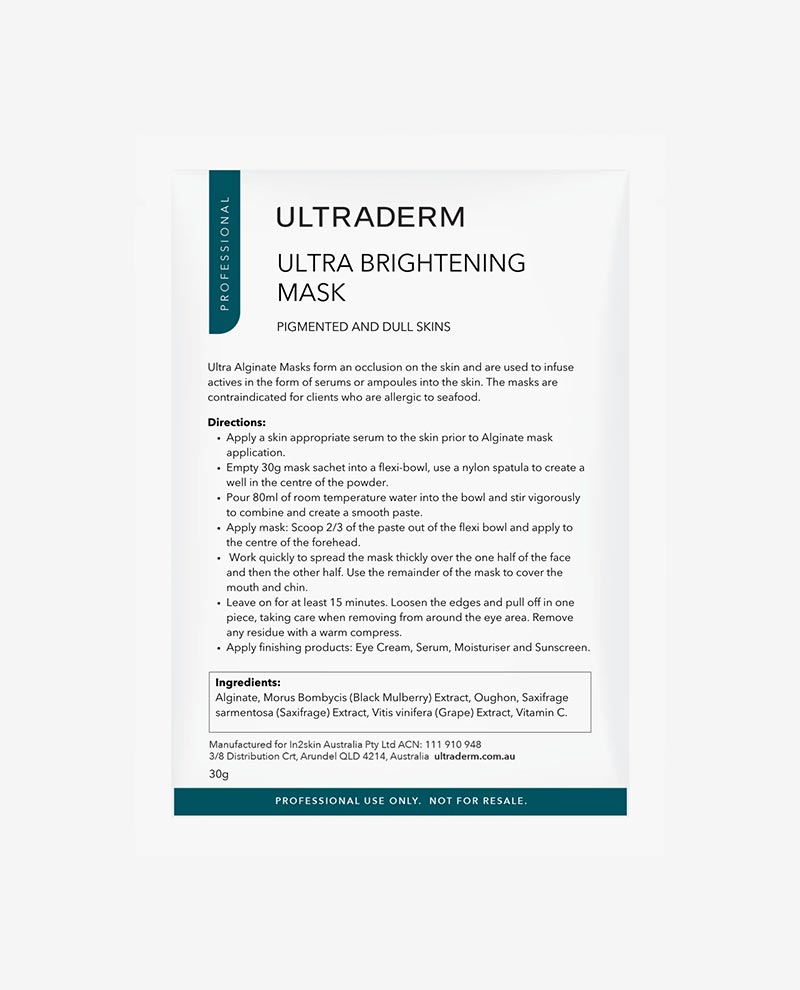 Ultraderm, Ultra Brightening Mask - 6 pack