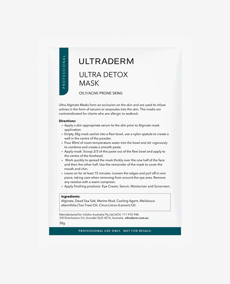 Ultraderm, Ultra Detox Mask Sea Salts & Marine Mud - 6 pack